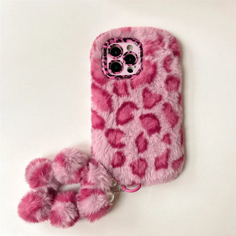 Leopard Furry Case