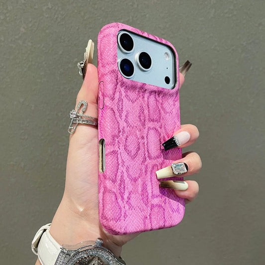 Iphone Snake Pattern Leather Case