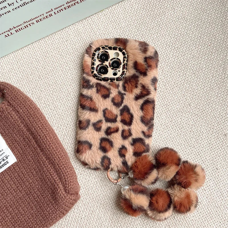 Leopard Furry Case
